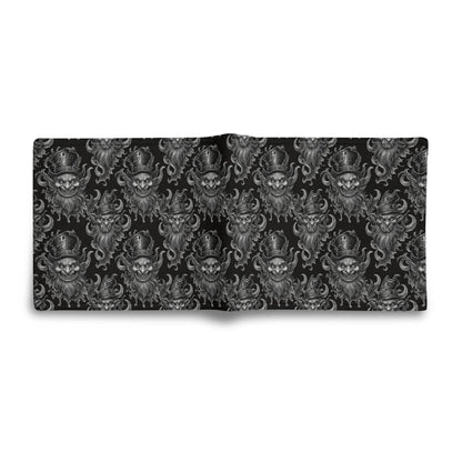 Demon Leprechaun Men's Leather Folded Wallet - DeRose Seasonal