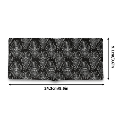 Demon Leprechaun Men's Leather Folded Wallet - DeRose Seasonal