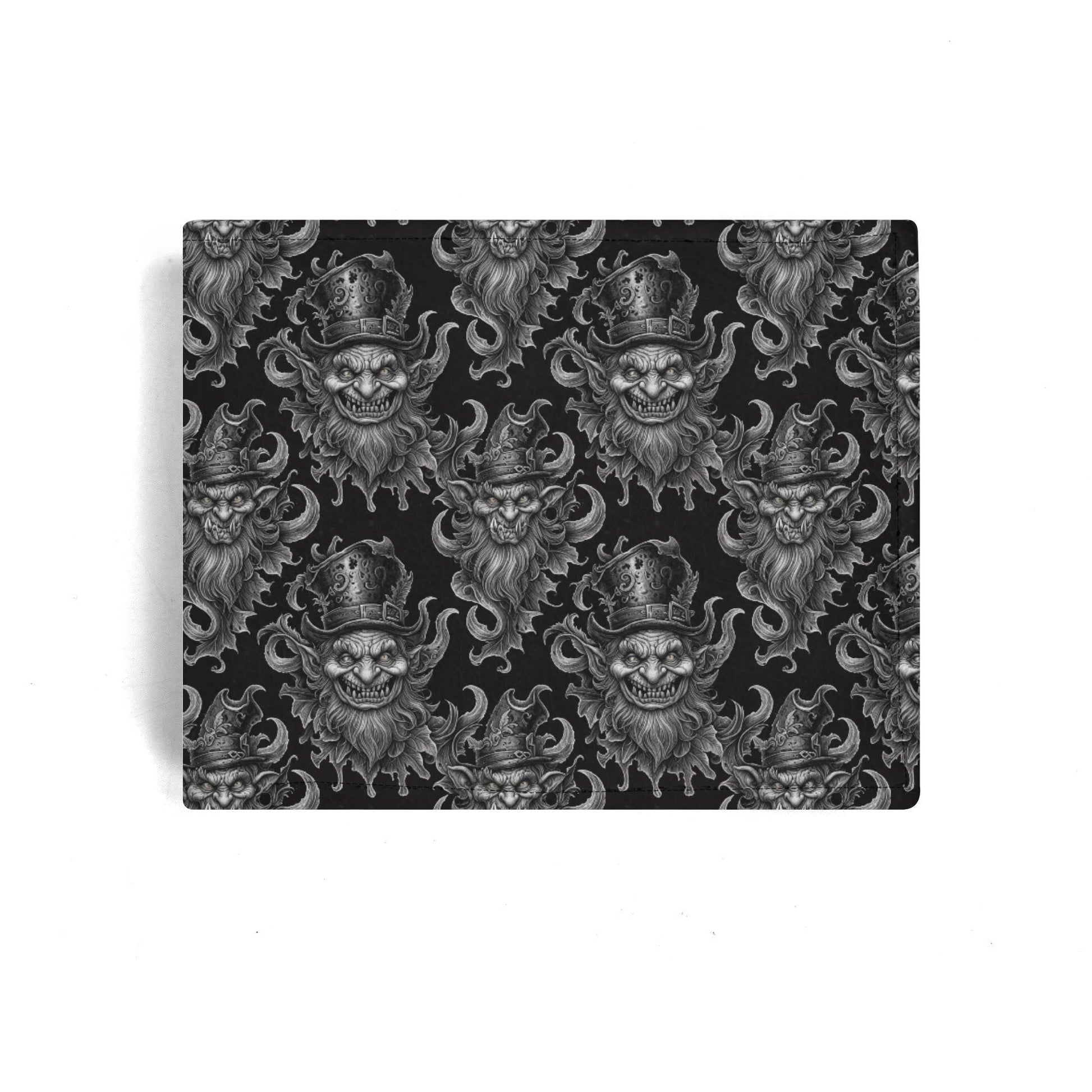 Demon Leprechaun Men's Leather Folded Wallet - DeRose Seasonal
