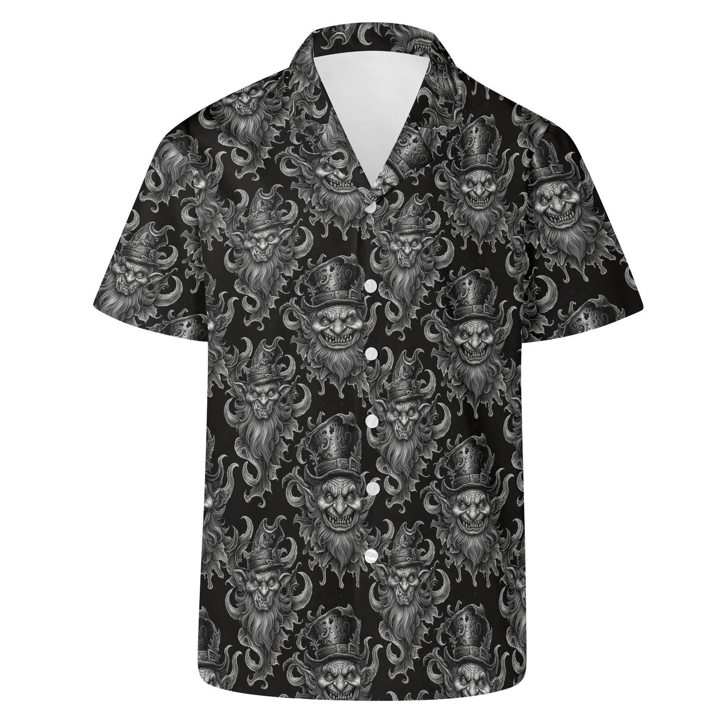 Demon Leprechaun Men's Casual Hawaiian Shirt - DeRose Seasonal