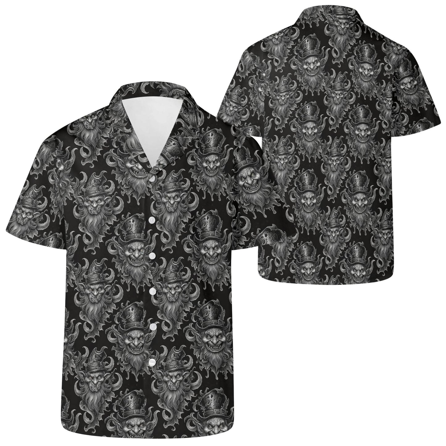 Demon Leprechaun Men's Casual Hawaiian Shirt - DeRose Seasonal