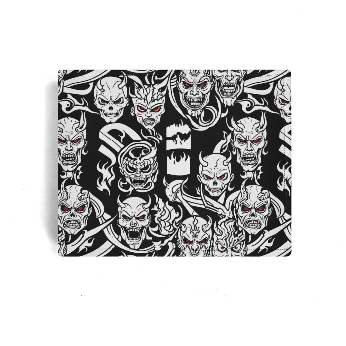 Demon Men's Minimalist Leather Folded Wallet - DeRose Seasonal