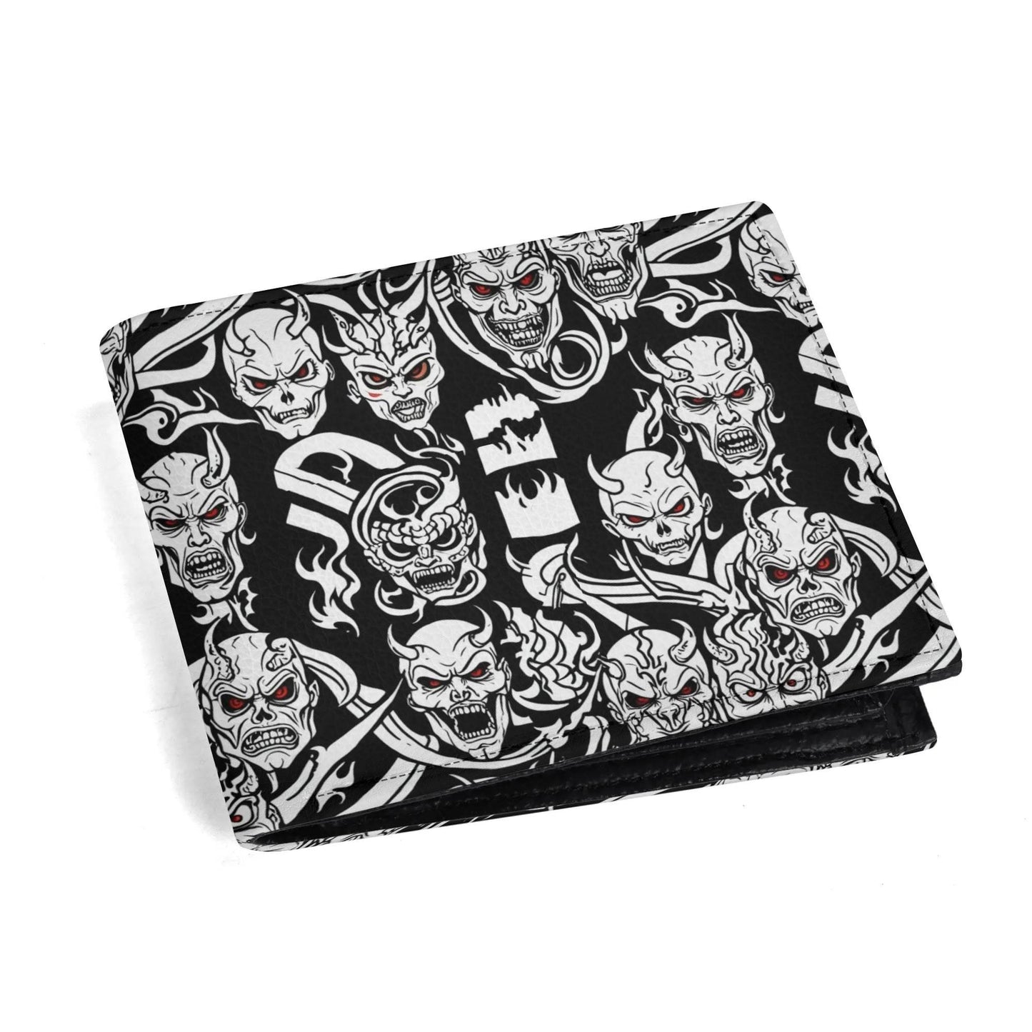 Demon Men's Minimalist Leather Folded Wallet - DeRose Seasonal