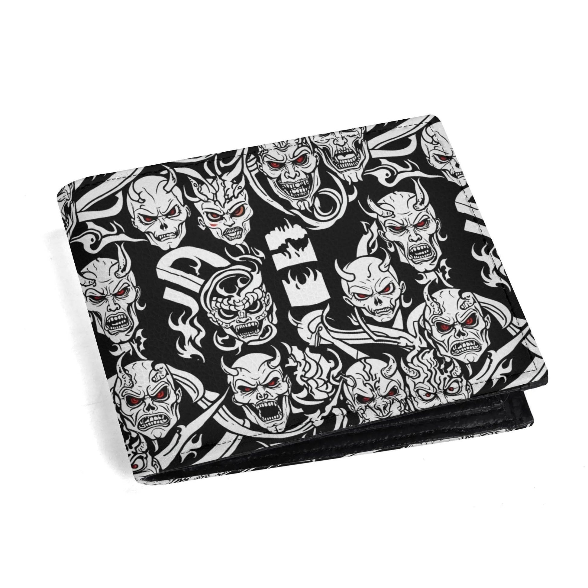 Demon Men's Minimalist Leather Folded Wallet - DeRose Seasonal