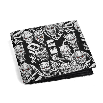 Demon Men's Minimalist Leather Folded Wallet - DeRose Seasonal