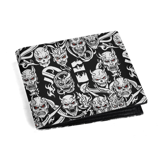 Demon Men's Minimalist Leather Folded Wallet - DeRose Seasonal