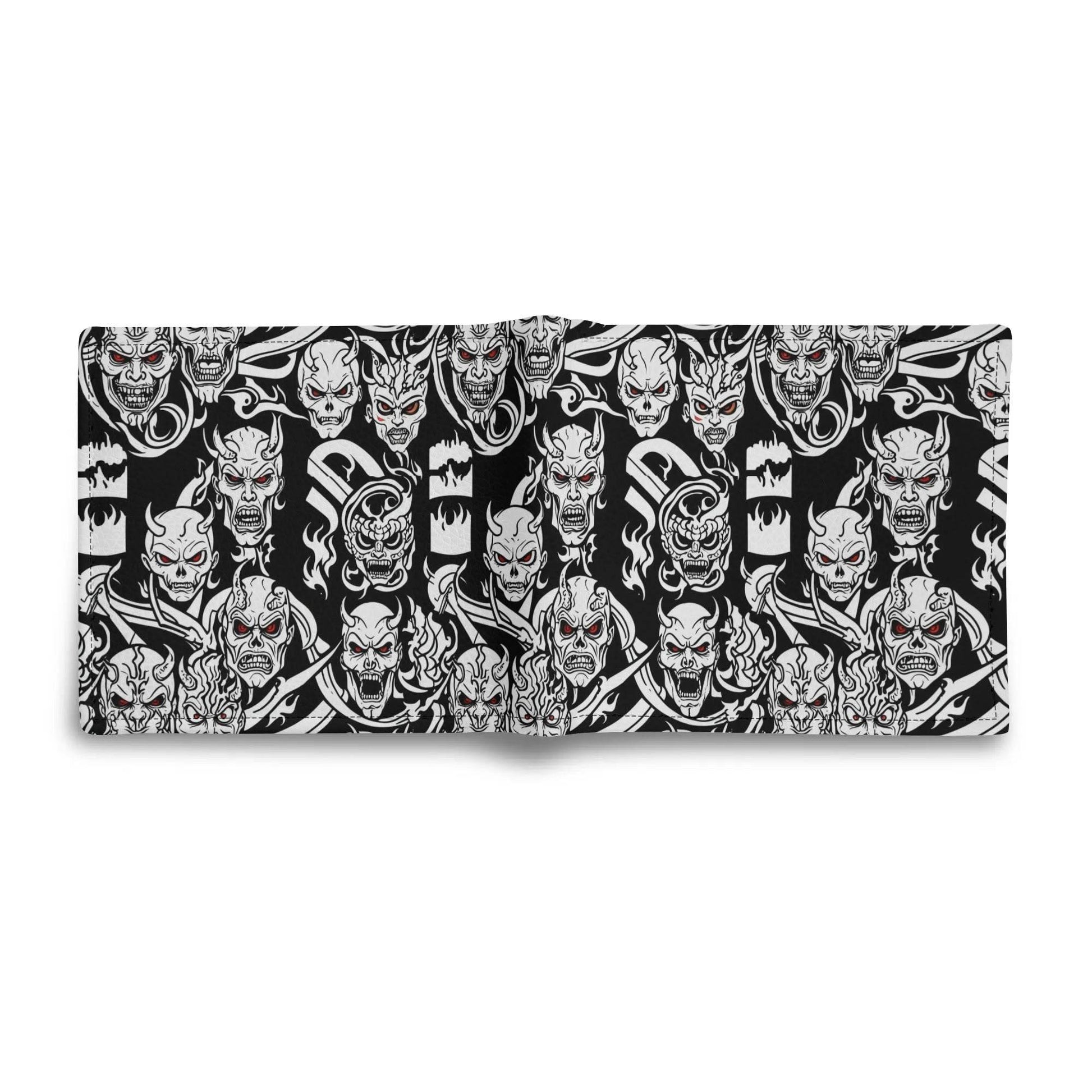 Demon Men's Minimalist Leather Folded Wallet - DeRose Seasonal