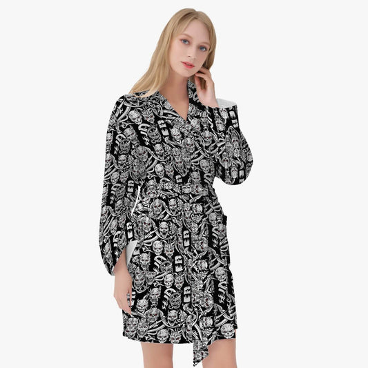 Demon Women's Loose-fitting Bathrobe - DeRose Seasonal
