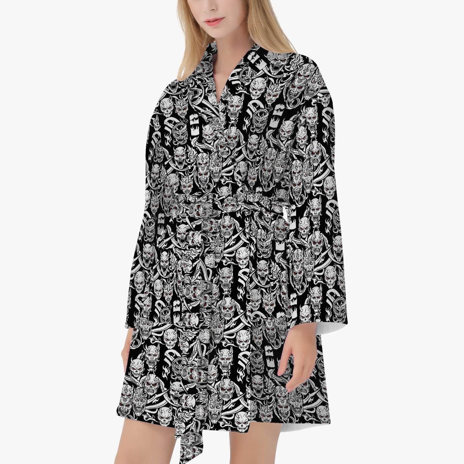 Demon Women's Loose-fitting Bathrobe - DeRose Seasonal