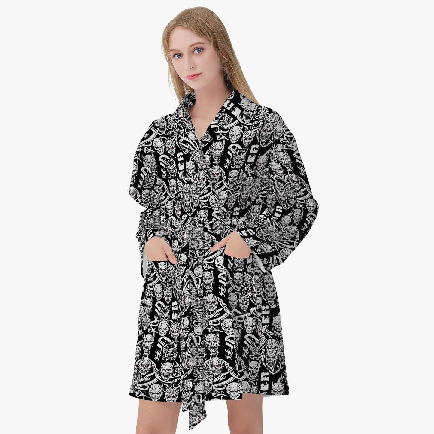 Demon Women's Loose-fitting Bathrobe - DeRose Seasonal