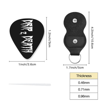 DripDeath Drip2Death Guitar Plastic Picks (Set of 6) - DeRose Seasonal
