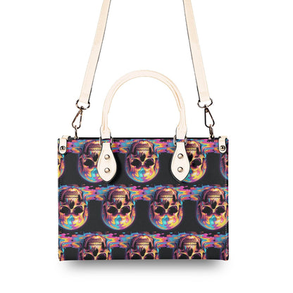 Dripping Skull Luxury Women Leather Handbag (3 sizes) - DeRose Seasonal