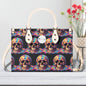 Dripping Skull Luxury Women Leather Handbag (3 sizes) - DeRose Seasonal