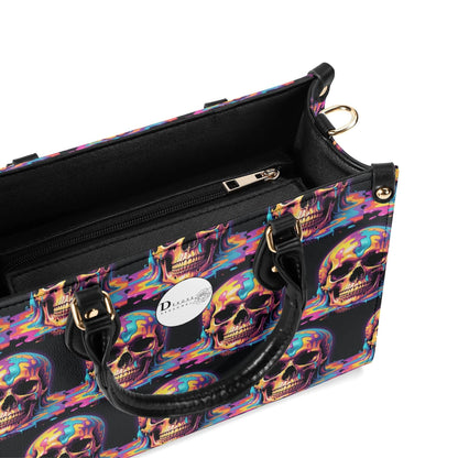 Dripping Skull Luxury Women Leather Handbag (3 sizes) - DeRose Seasonal