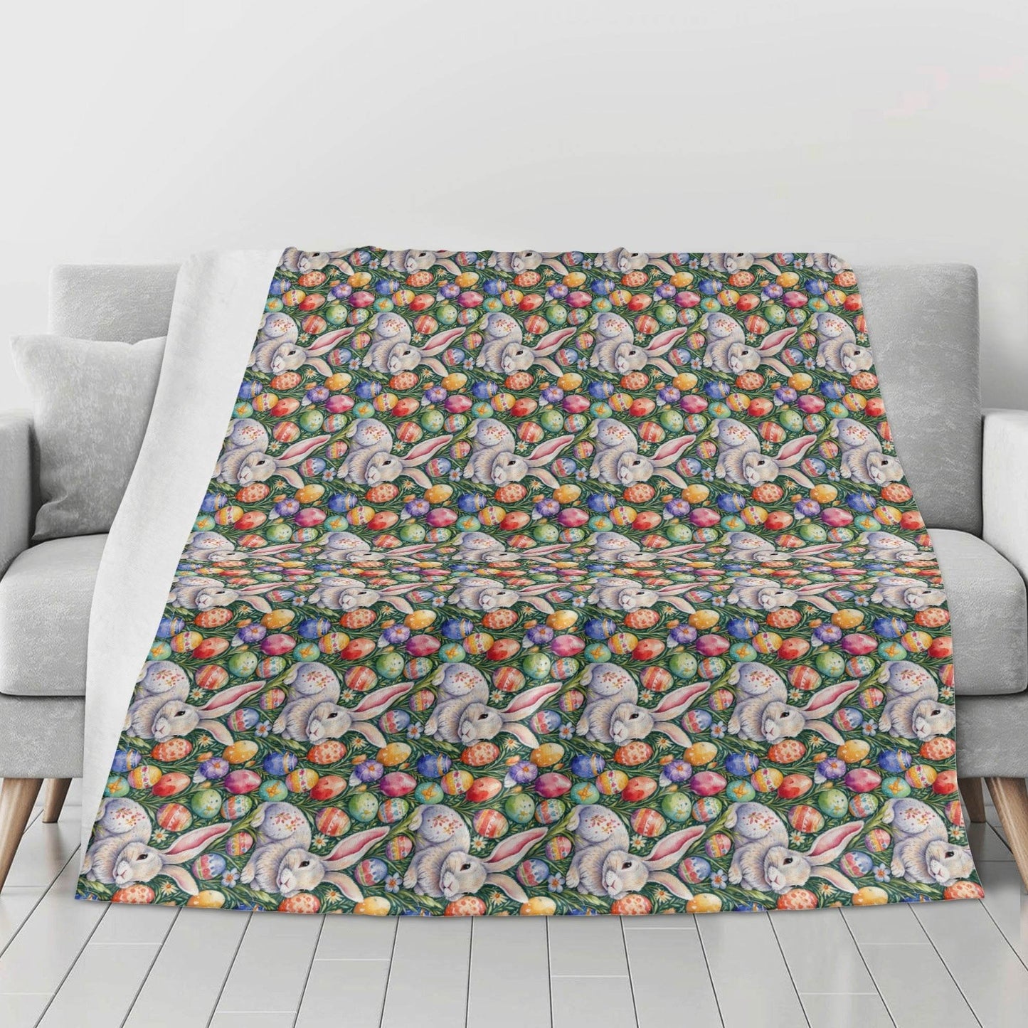 Easter Art Flannel Breathable Blanket 4 Sizes - DeRose Seasonal