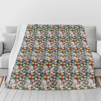 Easter Art Flannel Breathable Blanket 4 Sizes - DeRose Seasonal