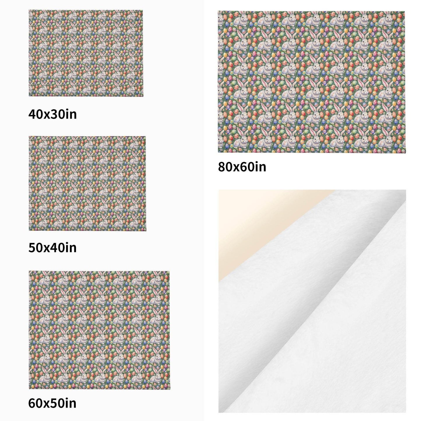 Easter Art Flannel Breathable Blanket 4 Sizes - DeRose Seasonal