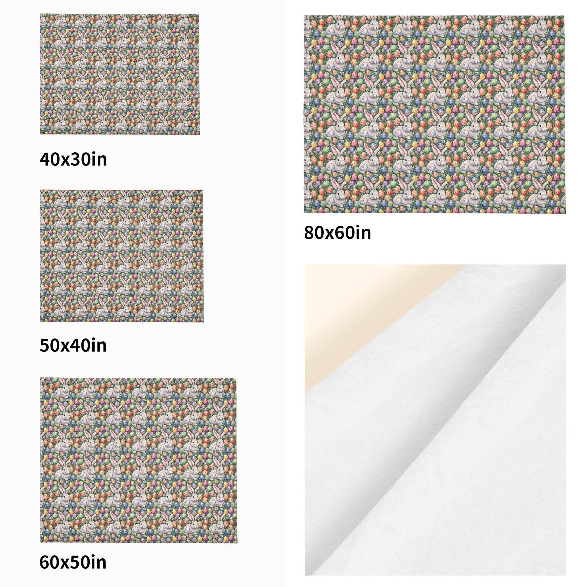 Easter Art Flannel Breathable Blanket 4 Sizes - DeRose Seasonal