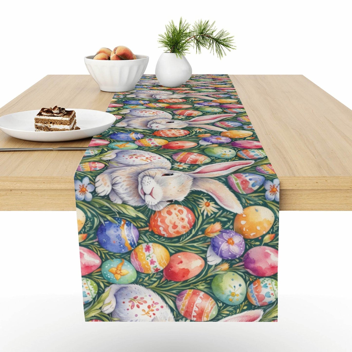 Easter Art Polyester Table Runner - DeRose Seasonal