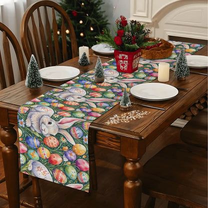 Easter Art Polyester Table Runner - DeRose Seasonal