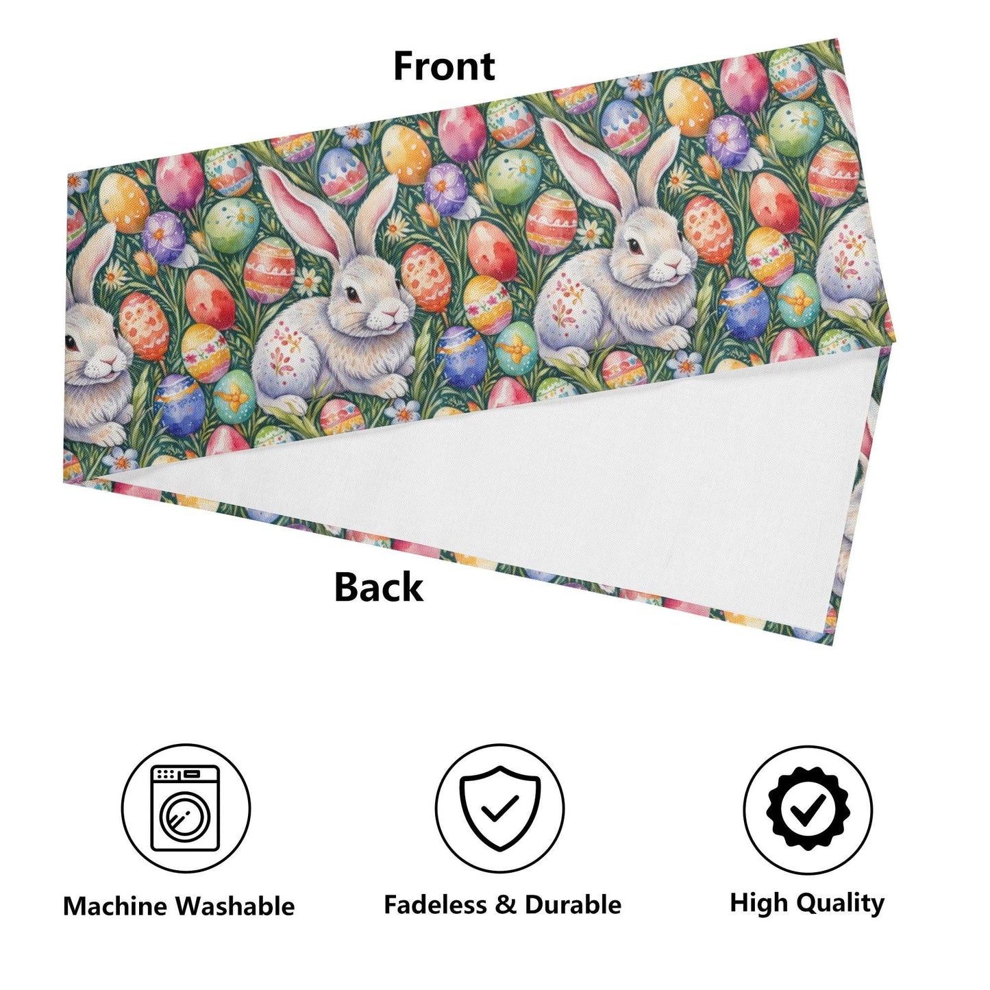 Easter Art Polyester Table Runner - DeRose Seasonal