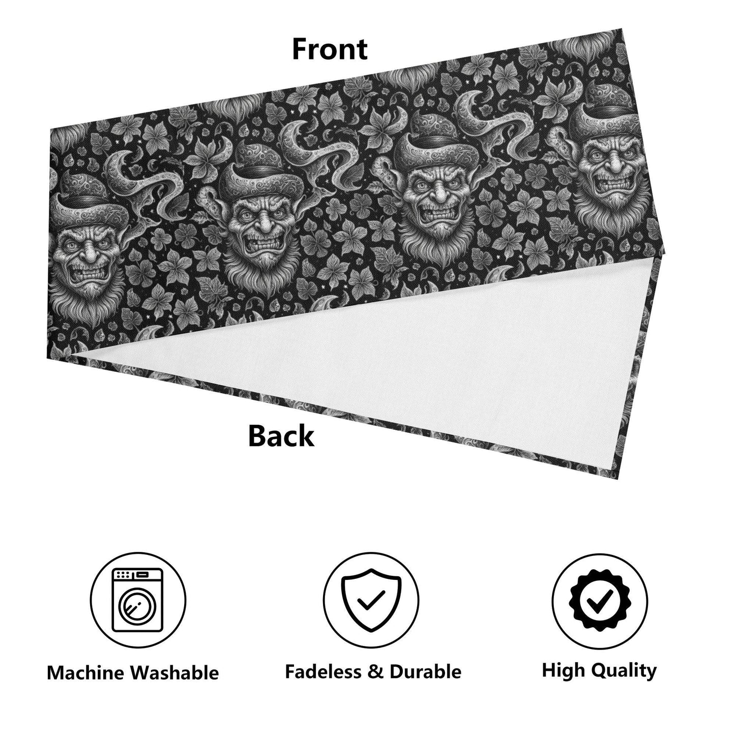 Evil Leprechaun Polyester Table Runner - DeRose Seasonal