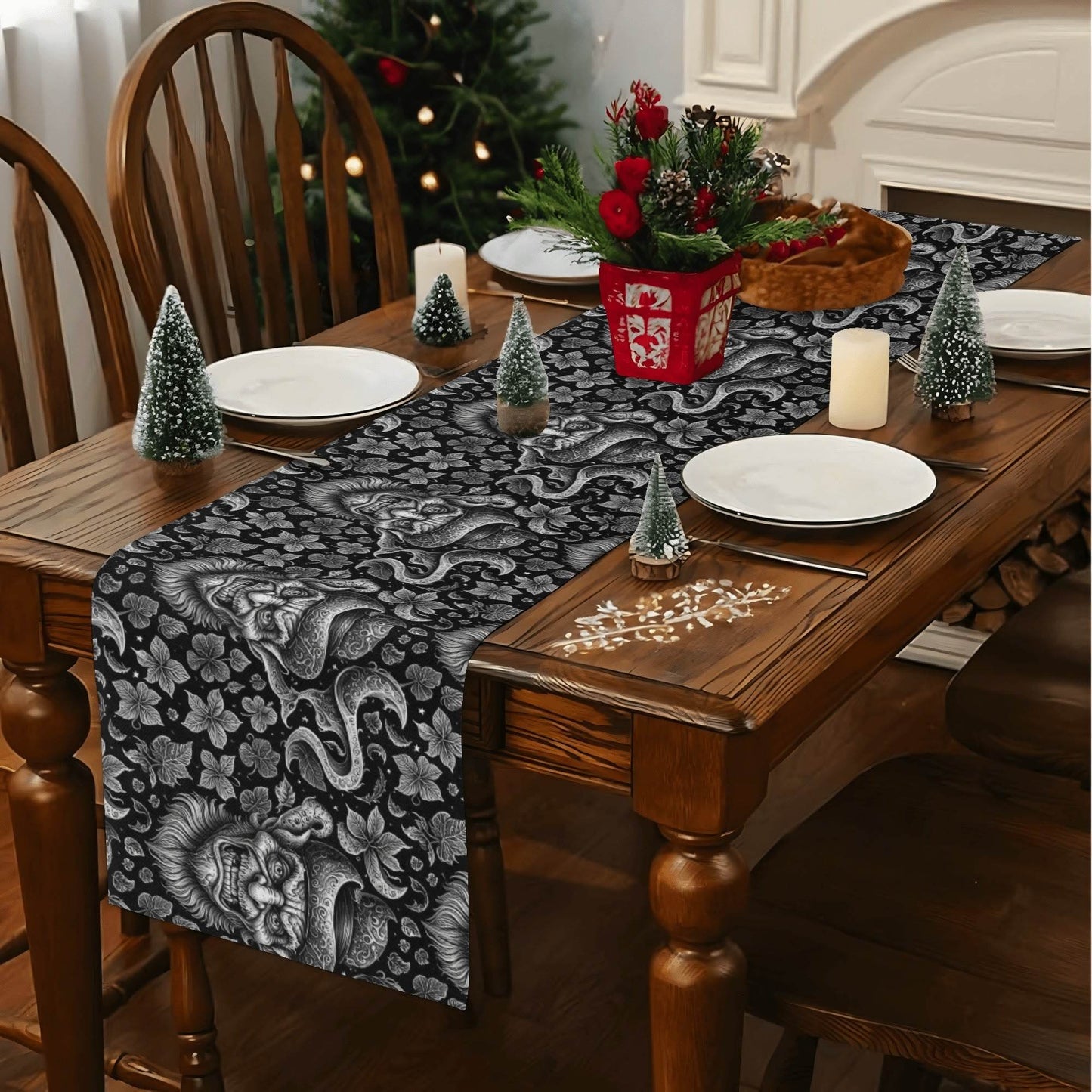 Evil Leprechaun Polyester Table Runner - DeRose Seasonal