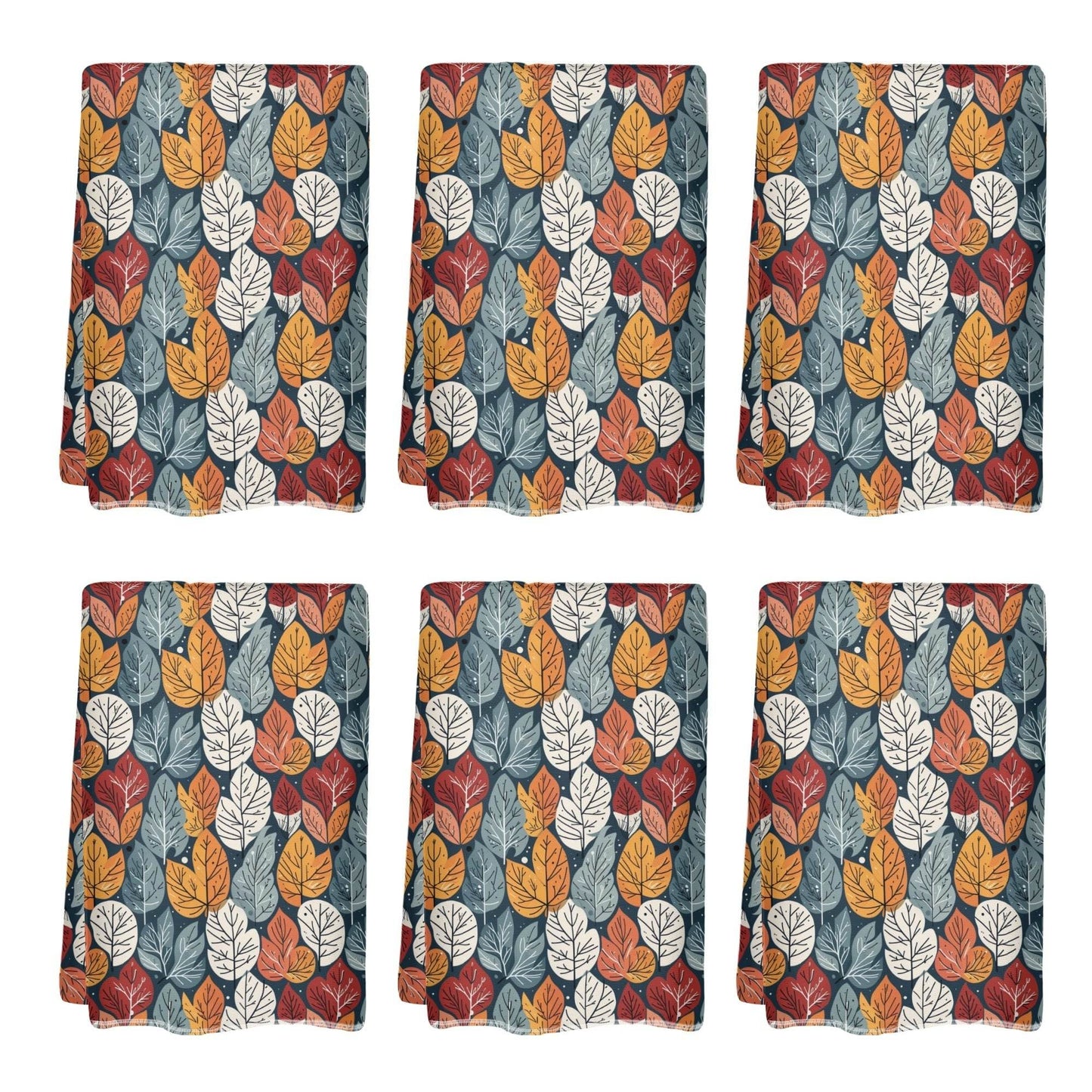 Fall Into Winter Hand Towels (6 Pcs) - DeRose Seasonal