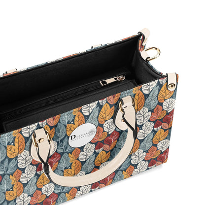 Fall Into Winter Luxury Women Leather Handbag (3 sizes) - DeRose Seasonal