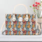 Fall Into Winter Luxury Women Leather Handbag (3 sizes) - DeRose Seasonal