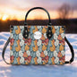 Fall Into Winter Luxury Women Leather Handbag (3 sizes) - DeRose Seasonal
