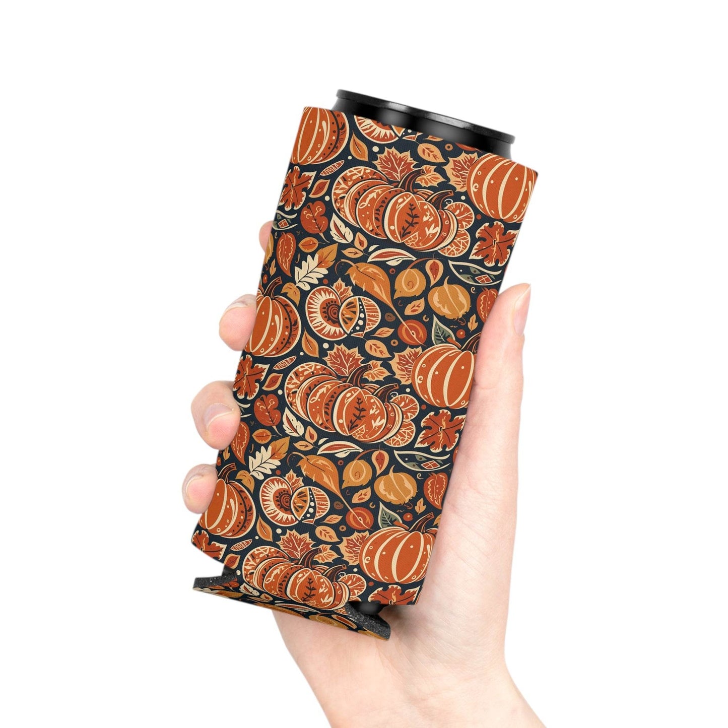 Original Fall Pumpkin Can Cooler BOGO 50% Off - DeRose Seasonal