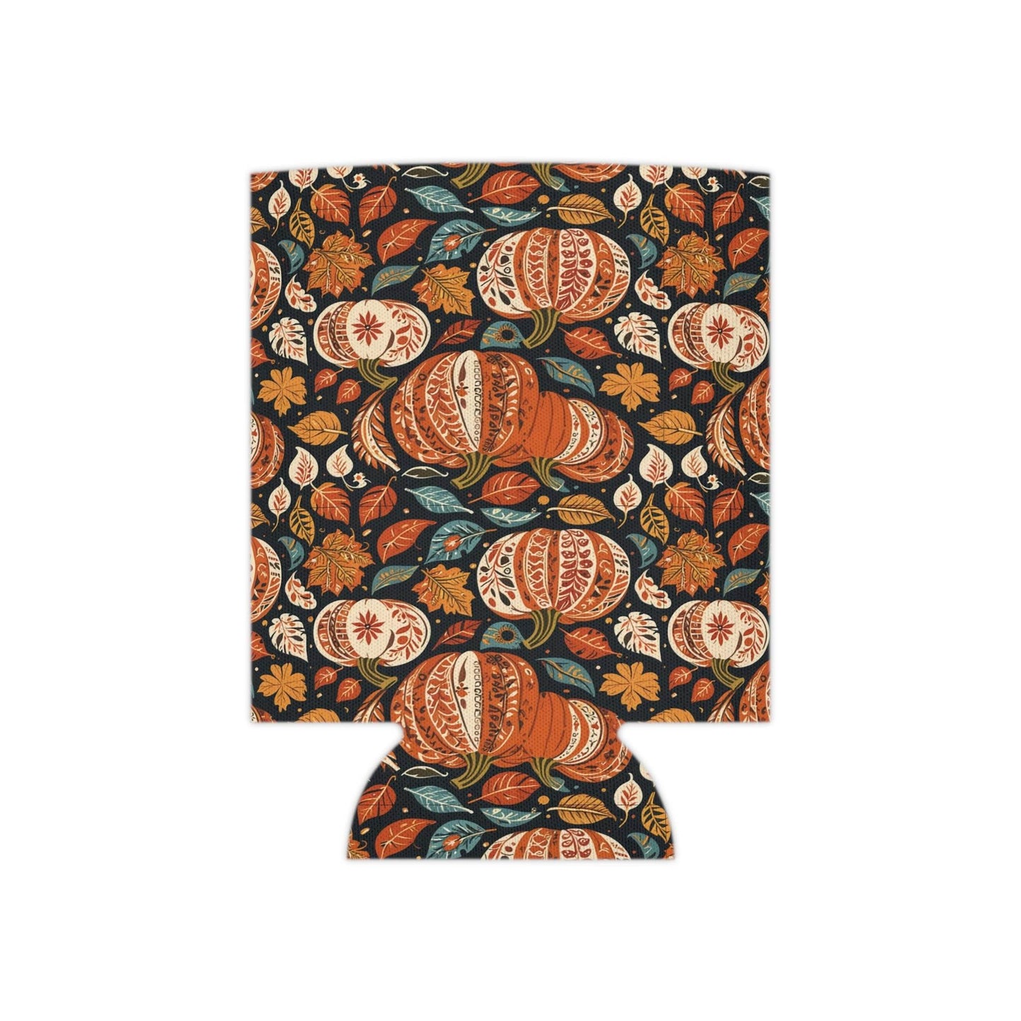Fall Pumpkin Colorful Can Cooler BOGO 50% Off - DeRose Seasonal