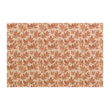 Brown Autumn Leaves Fall Season Doormat - DeRose Seasonal
