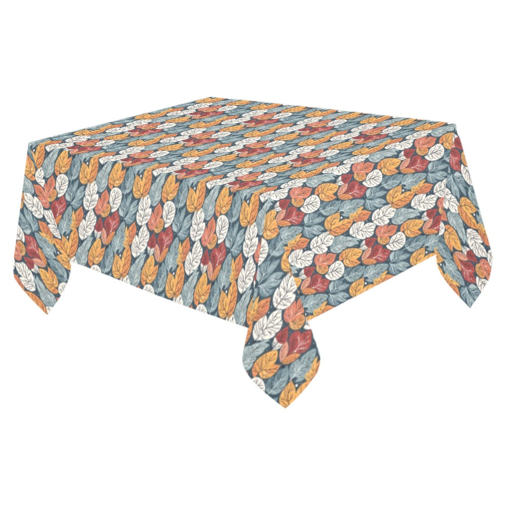 Fall into Winter Polyester Tablecloth Polyester Tablecloth 70"x 52" DeRose Seasonal