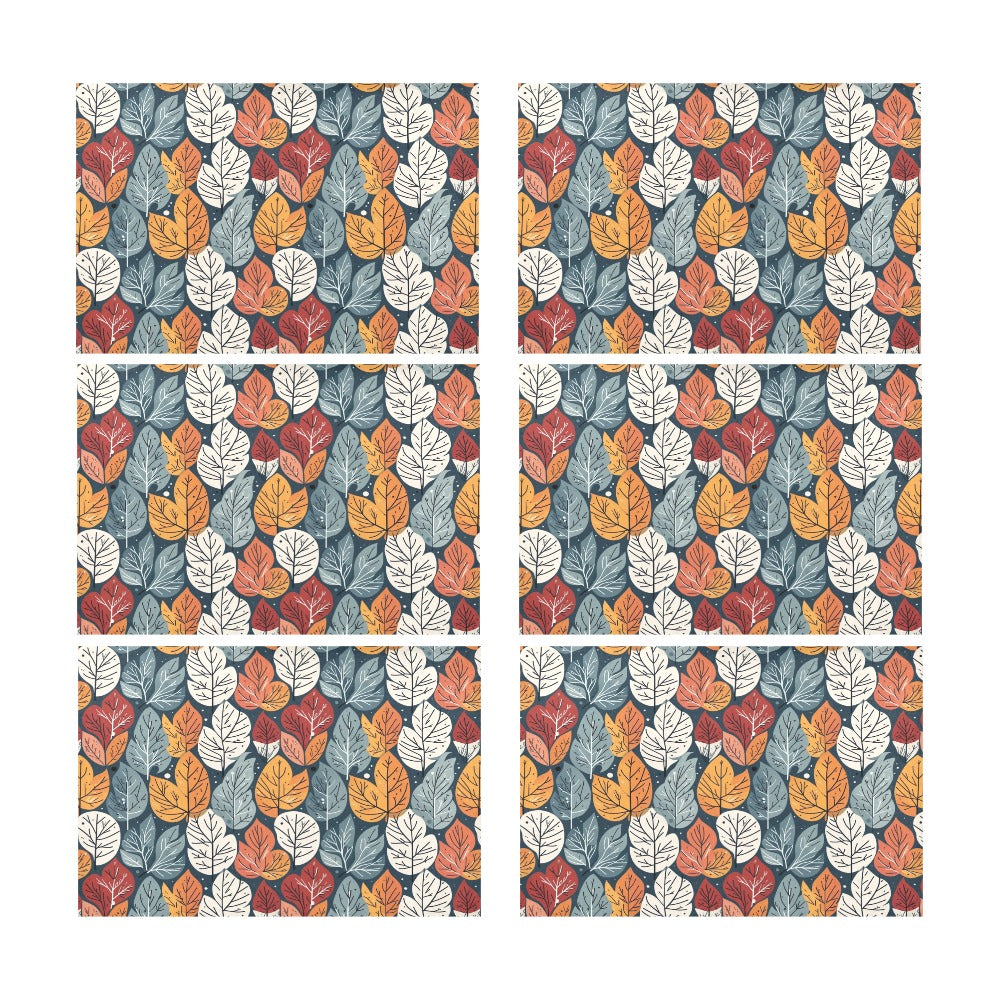 Fall into Winter Table Placemat (set of 6) Placemats 12" x 18" (Set of 6) DeRose Seasonal