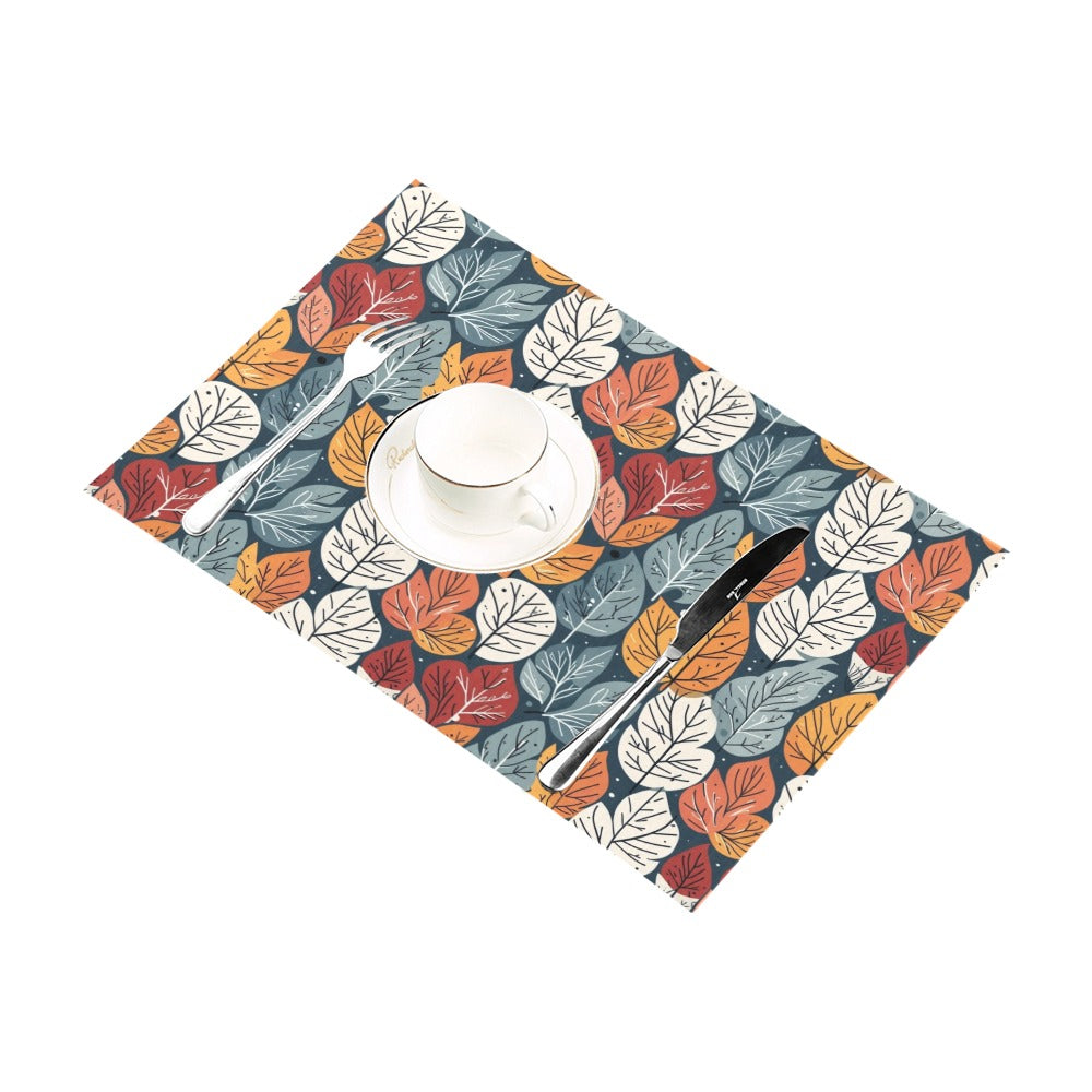Fall into Winter Table Placemat (set of 6) Placemats 12" x 18" (Set of 6) DeRose Seasonal
