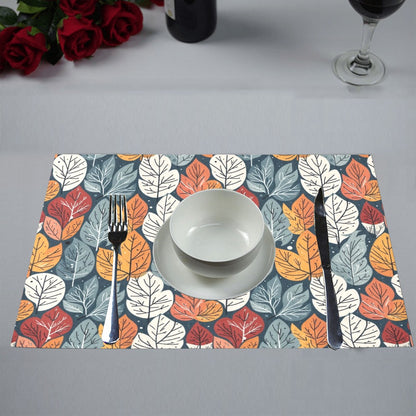 Fall into Winter Table Placemat (set of 6) Placemats 12" x 18" (Set of 6) DeRose Seasonal