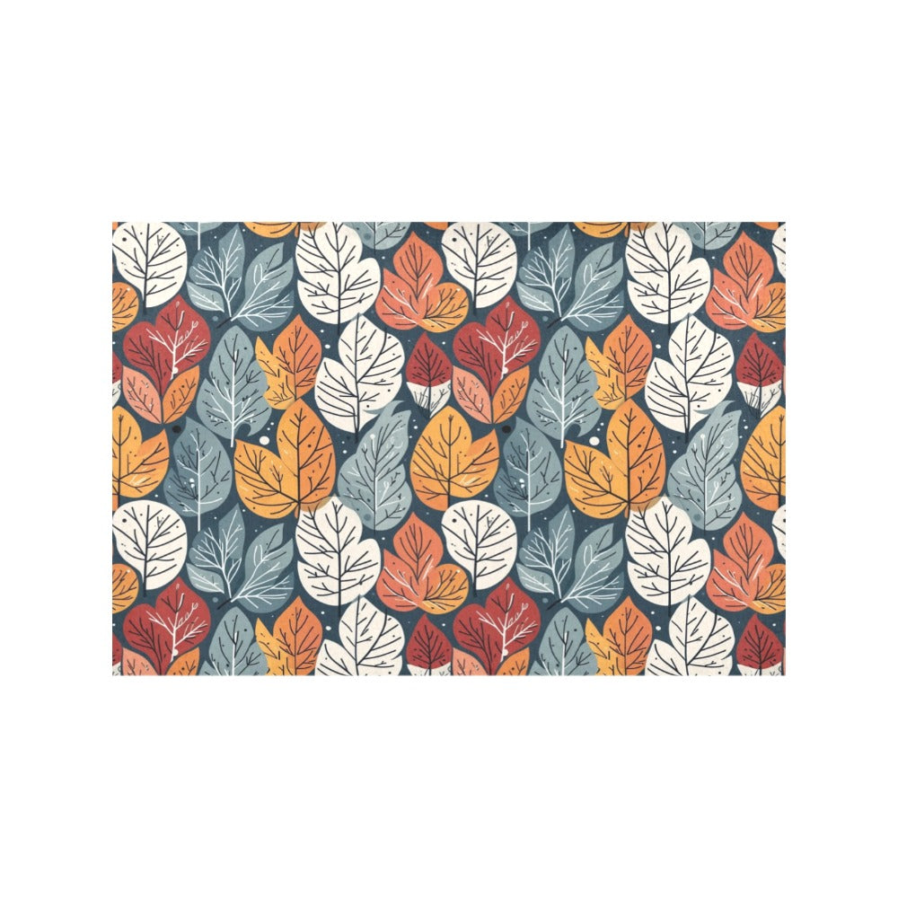 Fall into Winter Table Placemat (set of 6) Placemats 12" x 18" (Set of 6) DeRose Seasonal