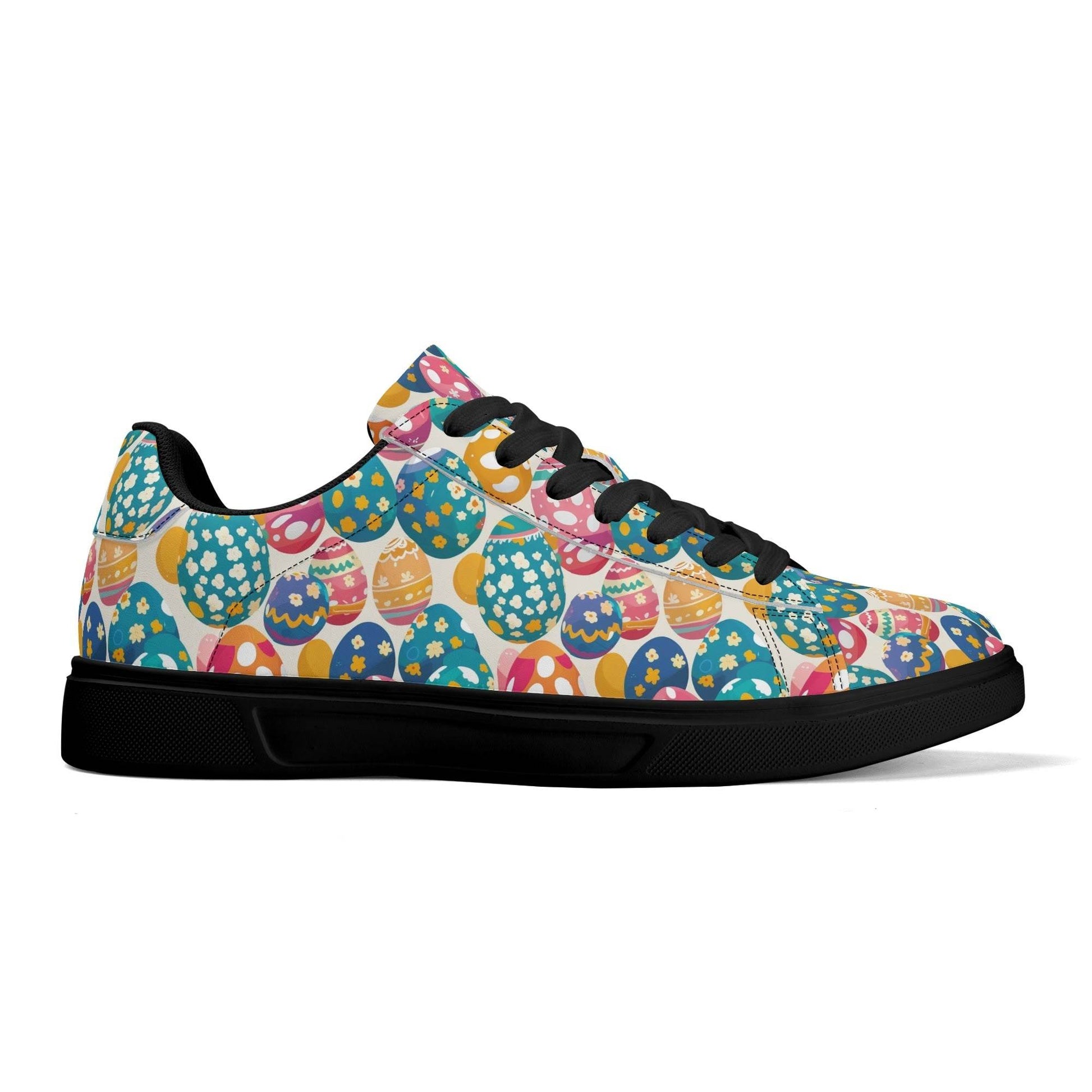 Festive Egg Adult Lightweight Brand Low Top Leather Shoes - DeRose Seasonal