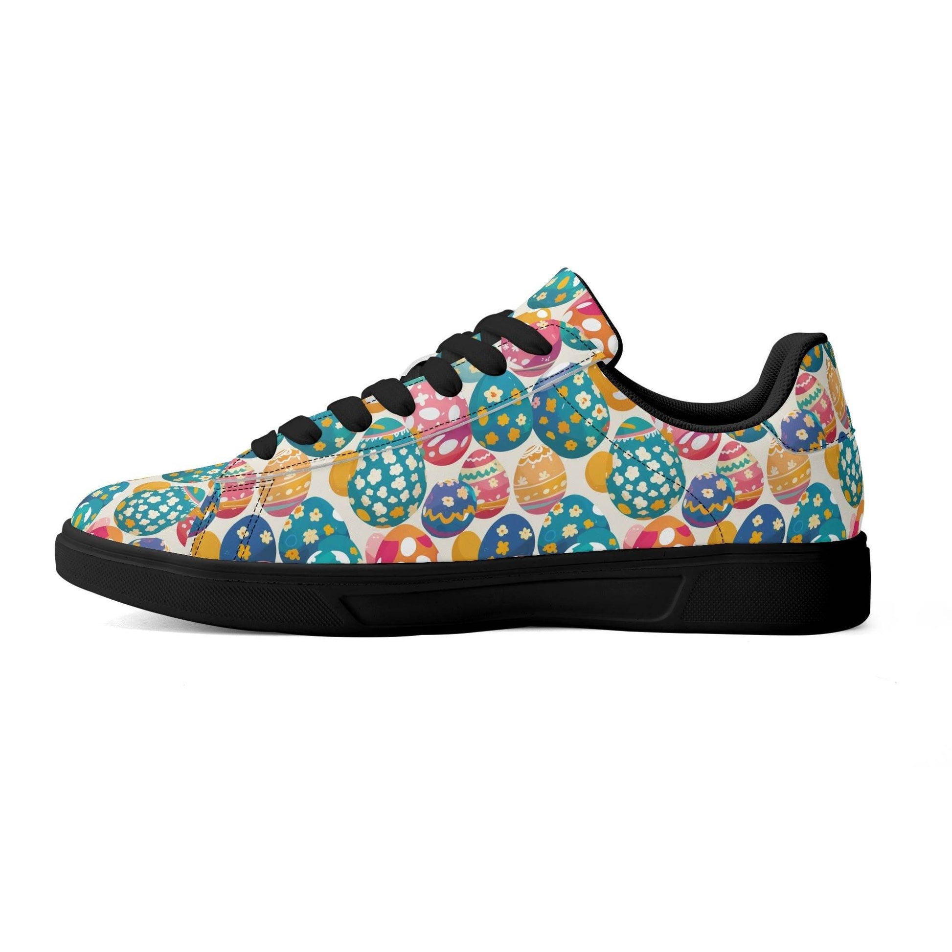 Festive Egg Adult Lightweight Brand Low Top Leather Shoes - DeRose Seasonal