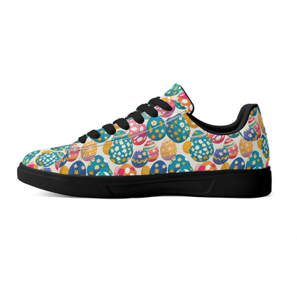 Festive Egg Adult Lightweight Brand Low Top Leather Shoes - DeRose Seasonal