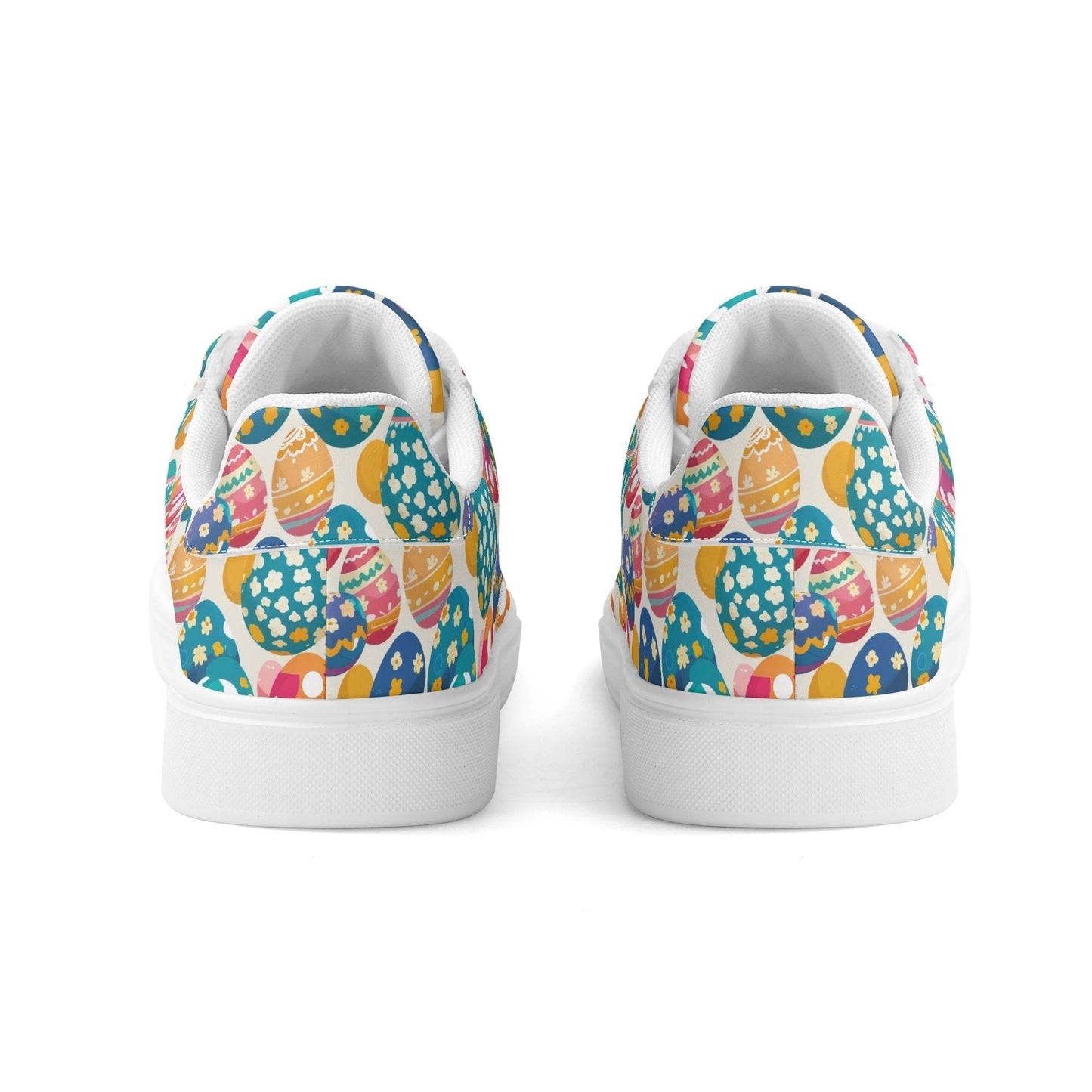 Festive Egg Adult Lightweight Brand Low Top Leather Shoes - DeRose Seasonal