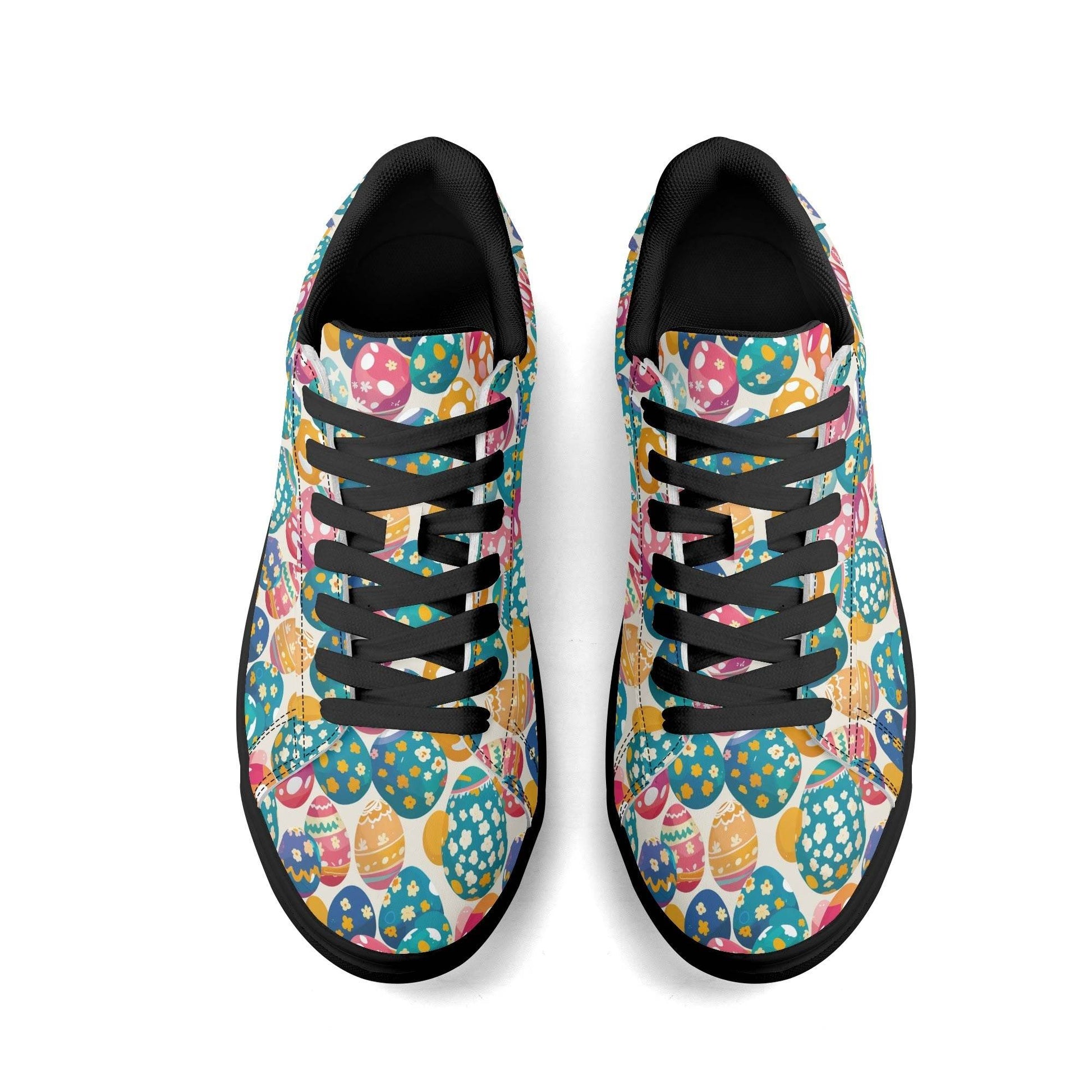 Festive Egg Adult Lightweight Brand Low Top Leather Shoes - DeRose Seasonal