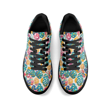 Festive Egg Adult Lightweight Brand Low Top Leather Shoes - DeRose Seasonal