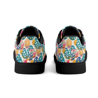 Festive Egg Adult Lightweight Brand Low Top Leather Shoes - DeRose Seasonal