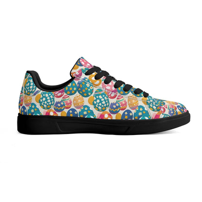 Festive Egg Adult Lightweight Brand Low Top Leather Shoes - DeRose Seasonal