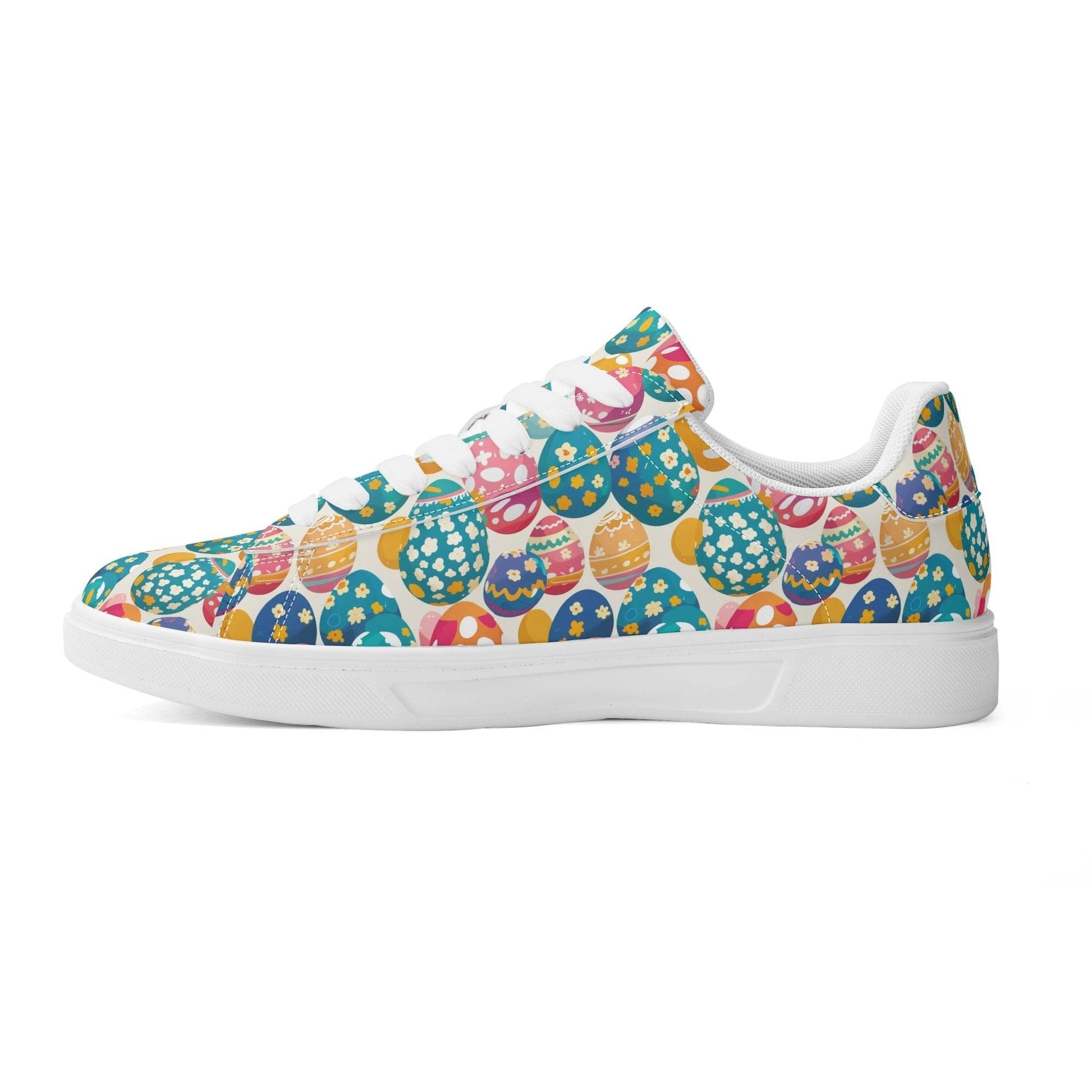 Festive Egg Adult Lightweight Brand Low Top Leather Shoes - DeRose Seasonal