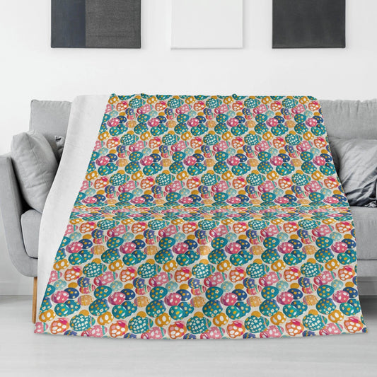Festive Egg Flannel Breathable Blanket 4 Sizes - DeRose Seasonal