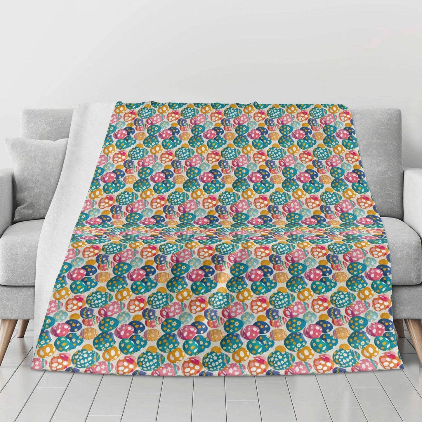 Festive Egg Flannel Breathable Blanket 4 Sizes - DeRose Seasonal